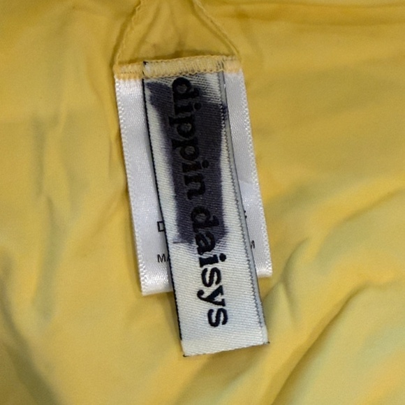 New! Dippin' Daisy's Haven Blue Yellow Striped Cheeky Bikini Bottom 31472 - Picture 11 of 14